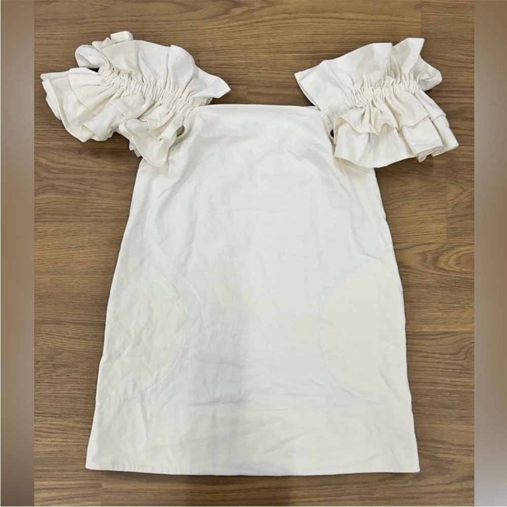 Free People Beach Josie Mini Dress in Snow White - Picture 2 of 4